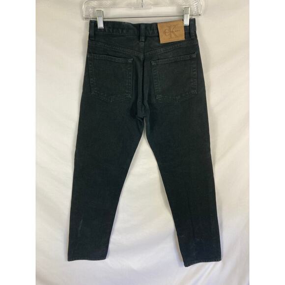 Calvin Klein Vintage Black Denim Jeans Size 1 - Picture 3 of 6